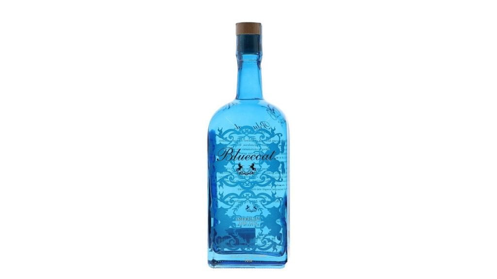 ginebra bluecoat gin botella