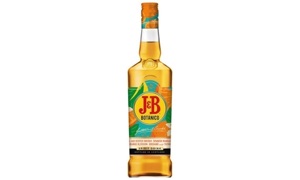 jb botanico whisky blended aromatizado botella