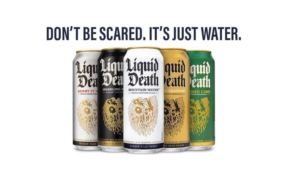 liquid death agua latas