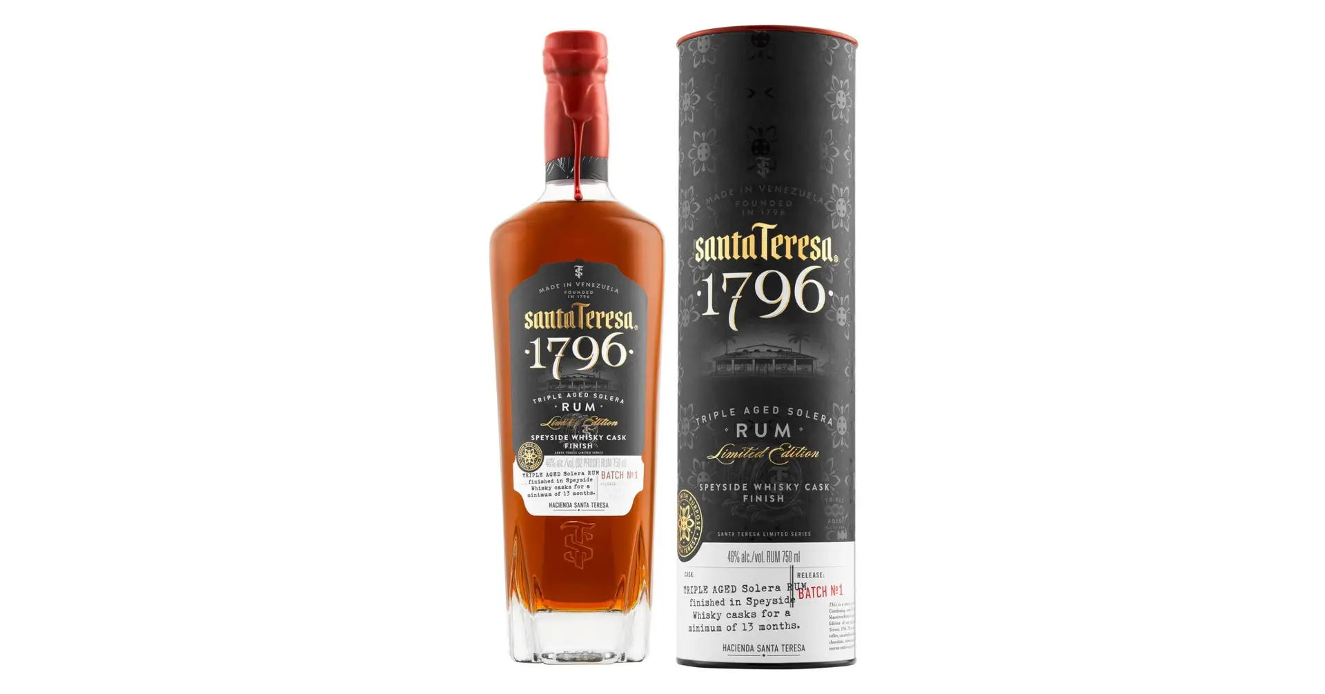 Ron santa teresa 1796 Speyside whisky cask finish